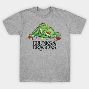 Drunk Dragon - Christmas version T-Shirt